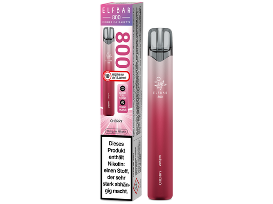 Elfbar 800 Einweg E-Zigarette - Cherry 20 mg/ml