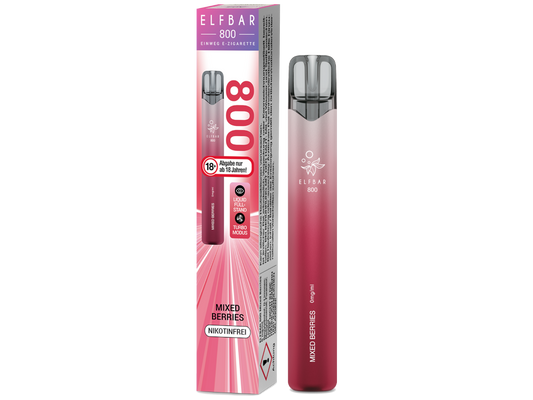 Elfbar 800 Einweg E-Zigarette - Mixed Berries 0 mg/ml