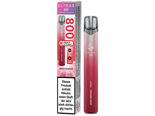 Elfbar 800 Einweg E-Zigarette - Mixed Berries 20 mg/ml