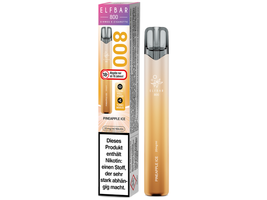 Elfbar 800 Einweg E-Zigarette - Pineapple Ice 20 mg/ml