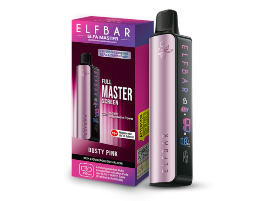 Elfbar - Elfa Master Akku 850 mAh Dusty Pink 10er Packung