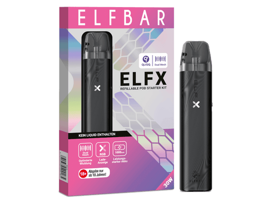 Elfbar - Elfx E-Zigaretten Set schwarz