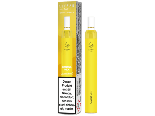 Elfbar - T600 Einweg E-Zigarette - Banana Milk 20 mg/ml