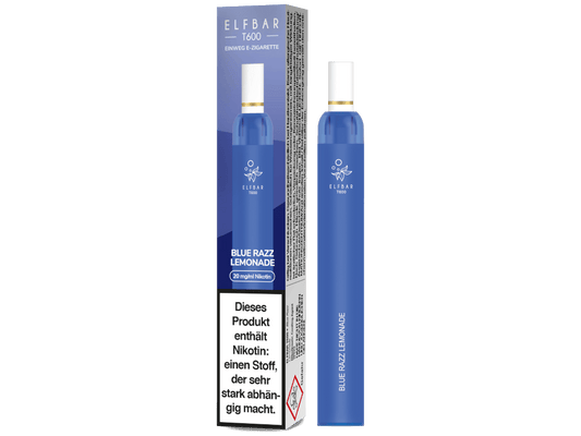 Elfbar - T600 Einweg E-Zigarette - Blue Razz Lemonade 20 mg/ml