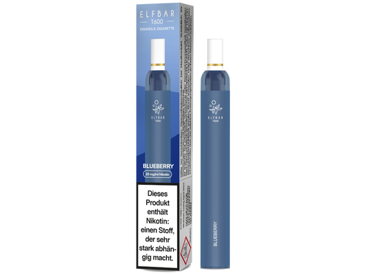 Elfbar - T600 Einweg E-Zigarette - Blueberry 20 mg/ml