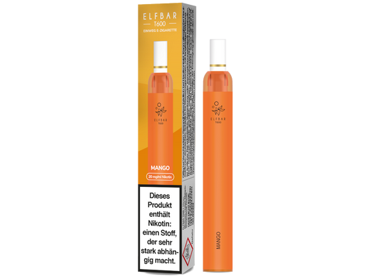 Elfbar - T600 Einweg E-Zigarette - Mango 20 mg/ml