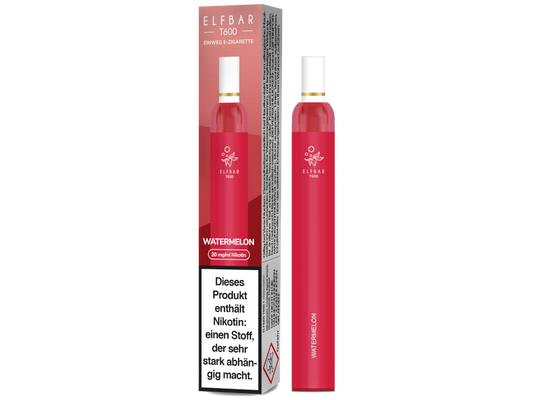 Elfbar - T600 Einweg E-Zigarette - Watermelon 20 mg/ml