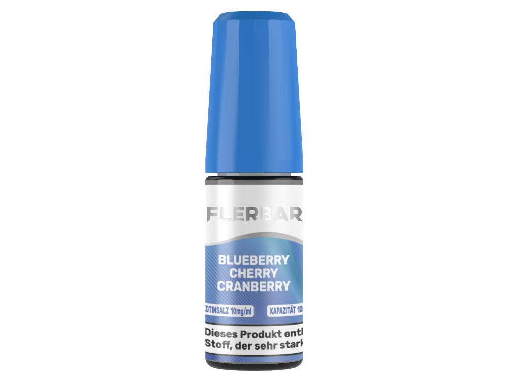 Flerbar Liquid - Blueberry Cherry Cranberry - Nikotinsalz Liquid 10 mg/ml