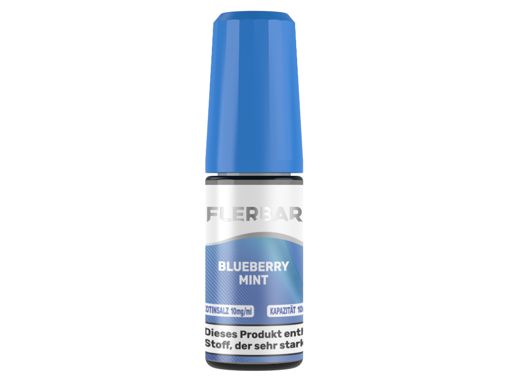 Flerbar Liquid - Blueberry Mint - Nikotinsalz Liquid 10 mg/ml 400er Packung