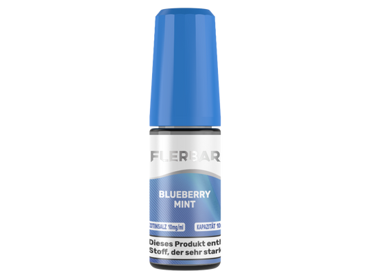 Flerbar Liquid - Blueberry Mint - Nikotinsalz Liquid 10 mg/ml 10er Packung