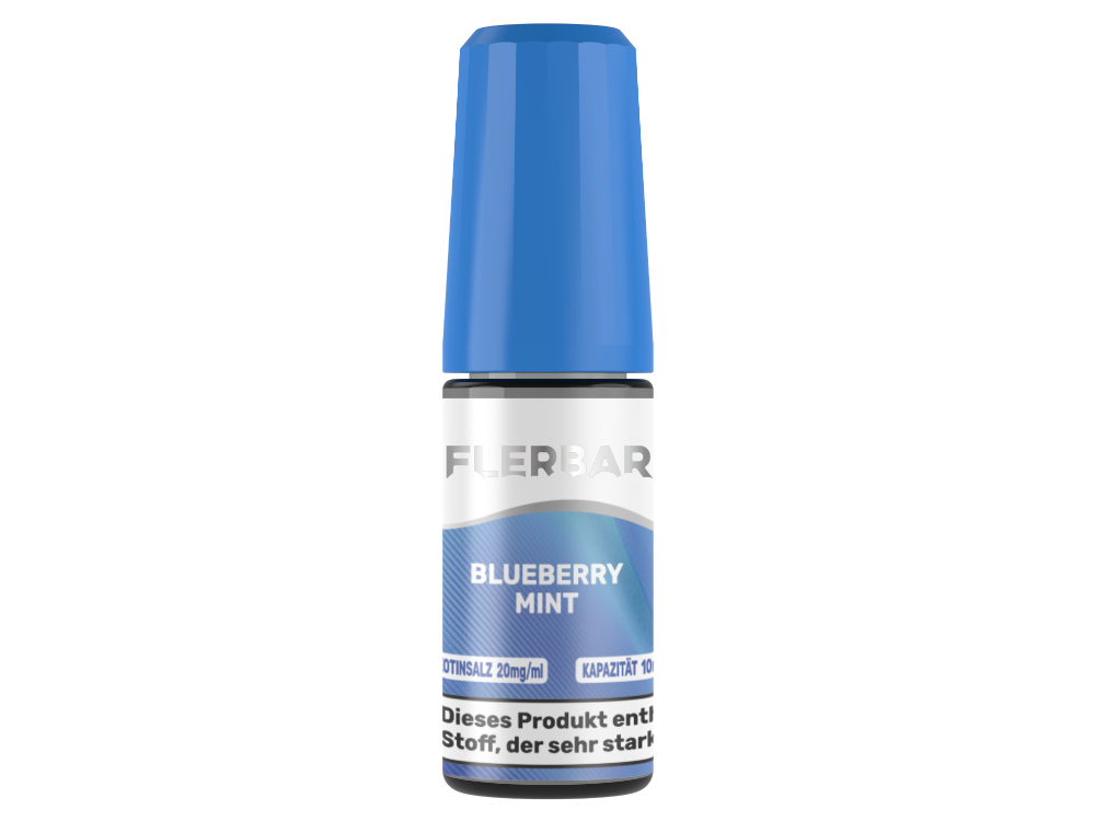 Flerbar Liquid - Blueberry Mint - Nikotinsalz Liquid 20 mg/ml 10er Packung