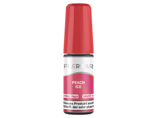 Flerbar Liquid - Peach Ice - Nikotinsalz Liquid 20 mg/ml 10er Packung
