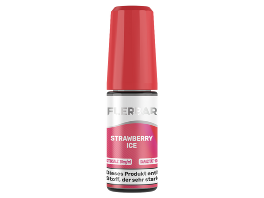 Flerbar Liquid - Strawberry Ice Nikotinsalz Liquid 20 mg/ml 400er Packung