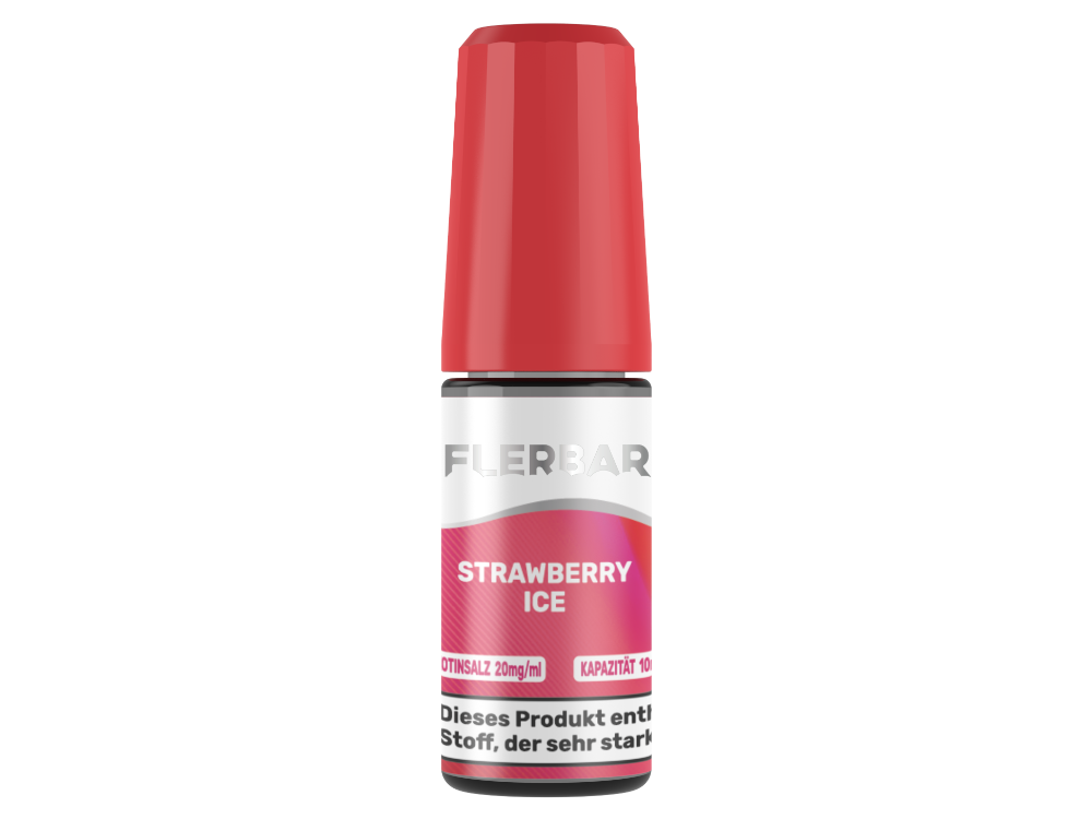 Flerbar Liquid - Strawberry Ice Nikotinsalz Liquid 20 mg/ml 400er Packung