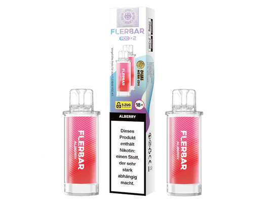 Flerbar - POD Alberry 20 mg/ml (2 Stück pro Packung) 400er Packung