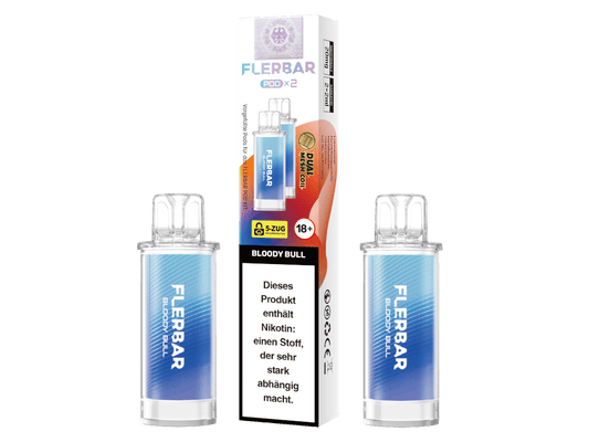 Flerbar - POD Bloody Bull 20 mg/ml (2 Stück pro Packung)