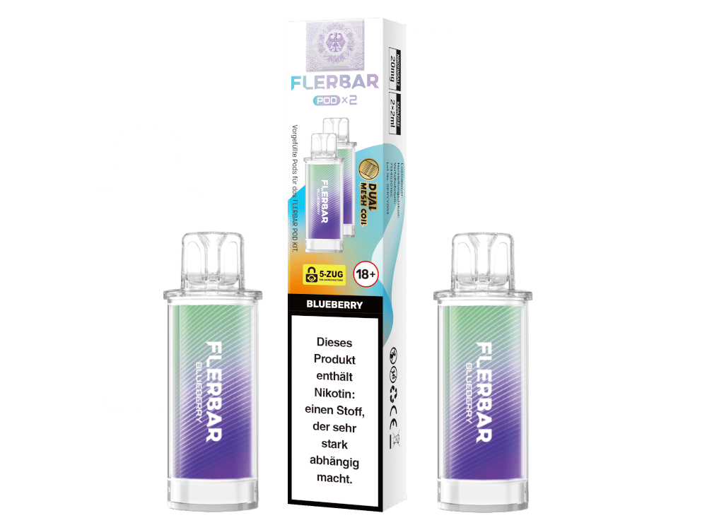 Flerbar - POD Blueberry 20 mg/ml (2 Stück pro Packung) 400er Packung