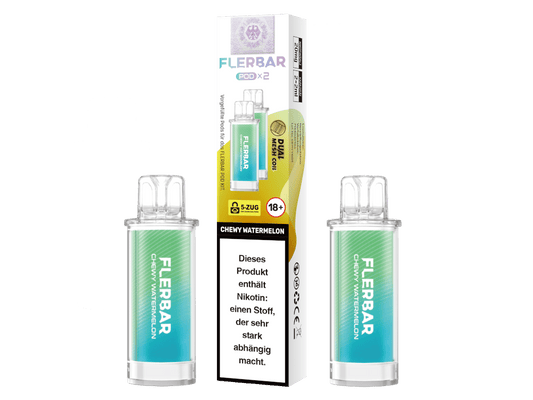 Flerbar - POD Chewy Watermelon 20 mg/ml (2 Stück pro Packung) 400er Packung