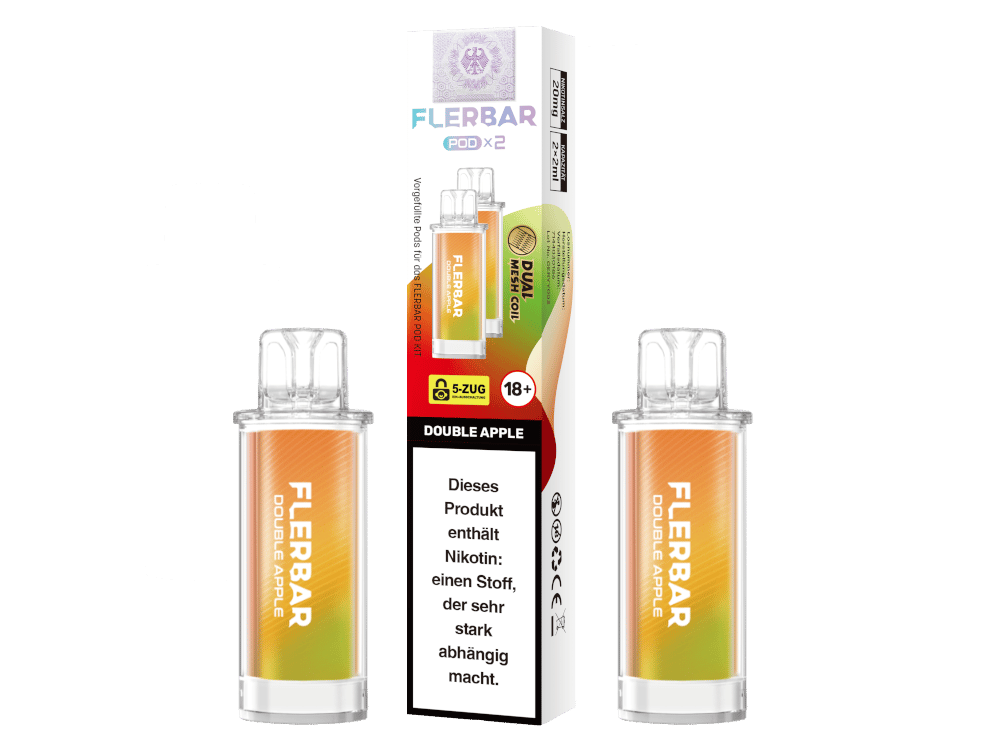 Flerbar - POD Double Apple 20 mg/ml (2 Stück pro Packung) 400er Packung