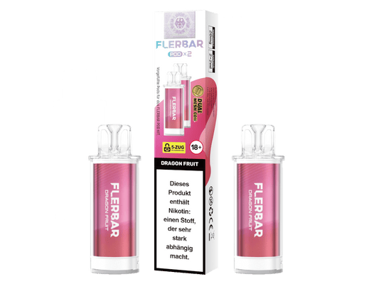 Flerbar - POD Dragon Fruit 20 mg/ml (2 Stück pro Packung) 10er Packung