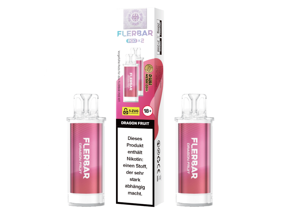Flerbar - POD Dragon Fruit 20 mg/ml (2 Stück pro Packung)