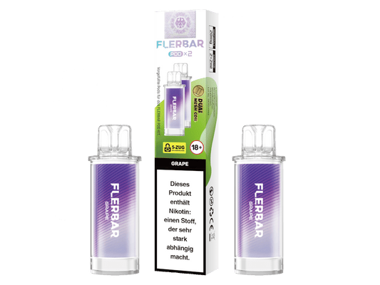 Flerbar - POD Grape 20 mg/ml (2 Stück pro Packung) 400er Packung
