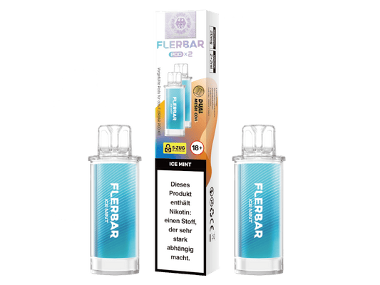 Flerbar - POD Ice Mint 20 mg/ml (2 Stück pro Packung) 400er Packung