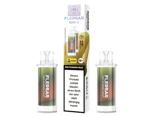 Flerbar - POD Kiwi Passion Fruit 20 mg/ml (2 Stück pro Packung) 200er Packung