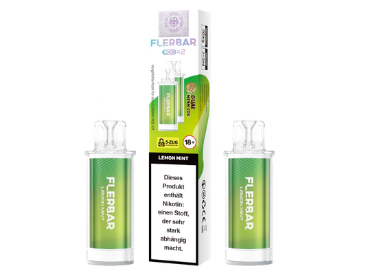 Flerbar - POD Lemon Mint 20 mg/ml (2 Stück pro Packung) 400er Packung
