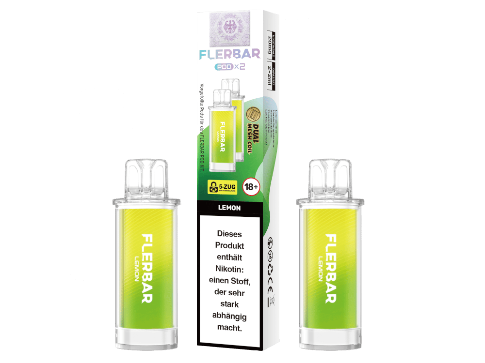 Flerbar - POD Lemon 20 mg/ml (2 Stück pro Packung) 10er Packung