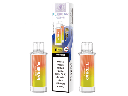 Flerbar - POD Mango Ice 20 mg/ml (2 Stück pro Packung) 10er Packung