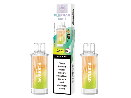 Flerbar - POD Peach lce 20 mg/ml (2 Stück pro Packung) 400er Packung