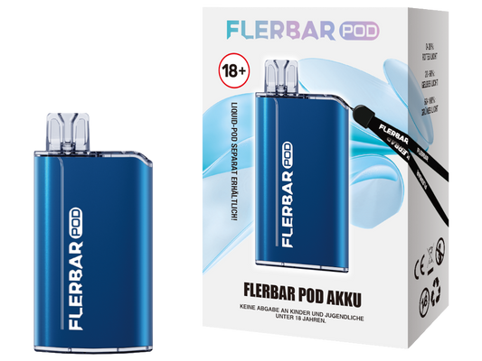 Flerbar - POD Akku 500 mAh blau 100er Packung