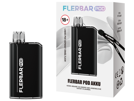 Flerbar - POD Akku 500 mAh schwarz 100er Packung