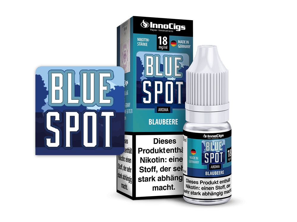 InnoCigs - Blue Spot Blaubeeren Aroma 3 mg/ml 10er Packung