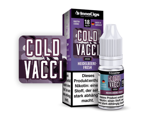 InnoCigs - Cold Vacci Heidelbeere-Fresh Aroma 6 mg/ml 10er Packung