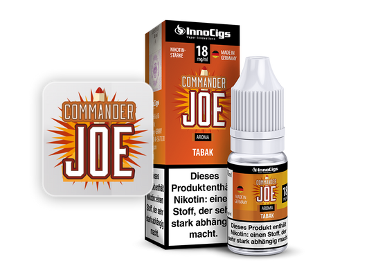 InnoCigs - Commander Joe Tabak Aroma 6 mg/ml 10er Packung