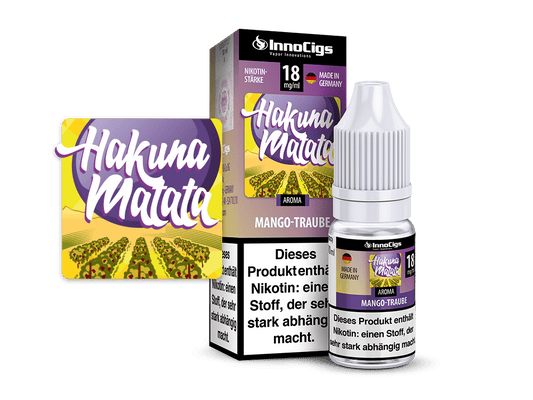 InnoCigs - Hakuna Matata Traube Aroma 0 mg/ml 10er Packung