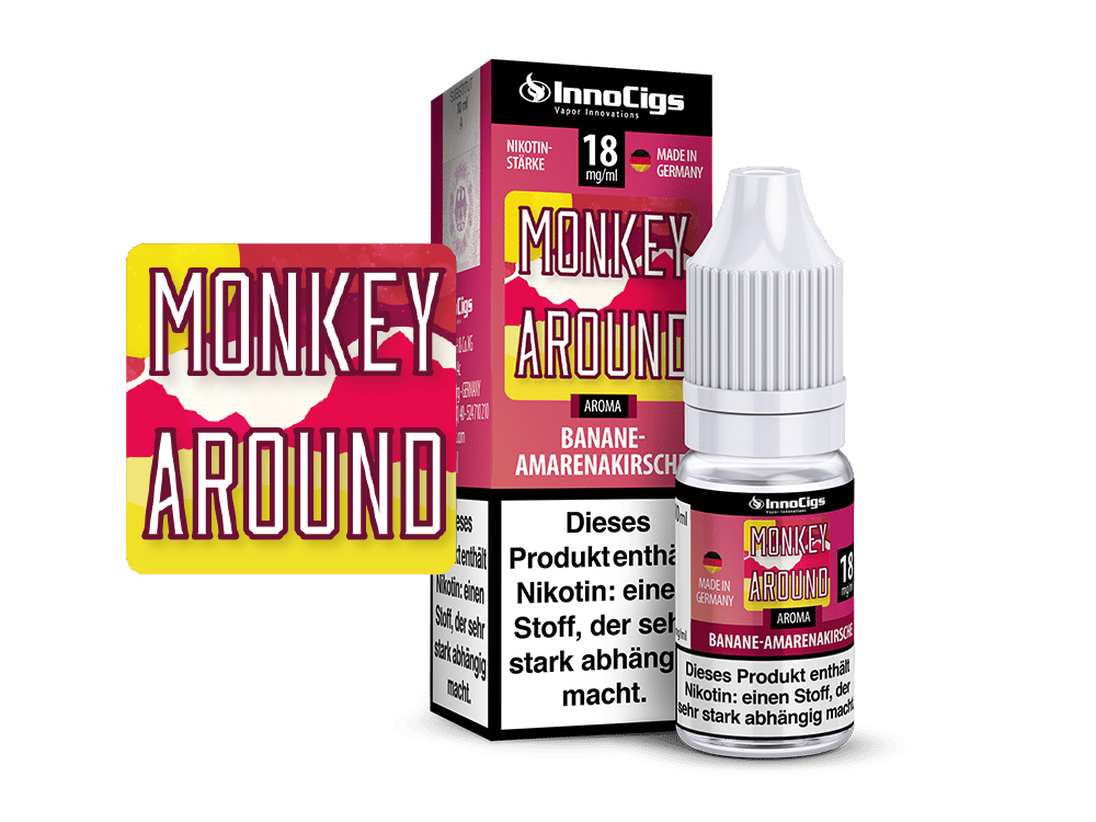 InnoCigs - Monkey Around Bananen-Amarenakirsche Aroma 3 mg/ml