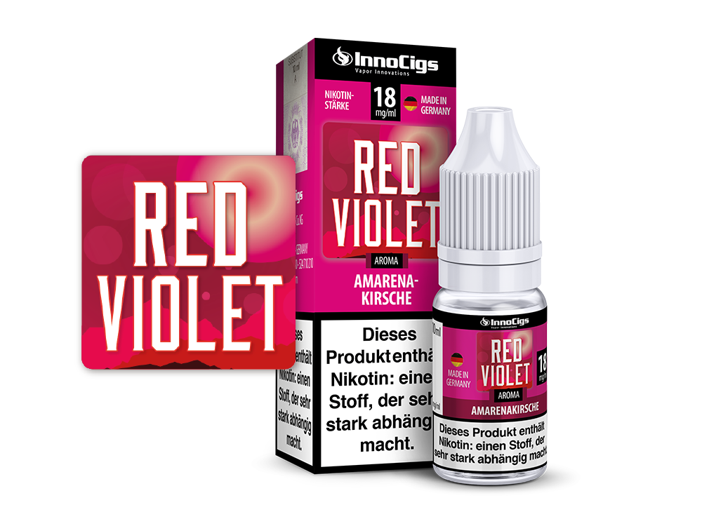InnoCigs - Red Violet Amarenakirsche Aroma 3 mg/ml 10er Packung
