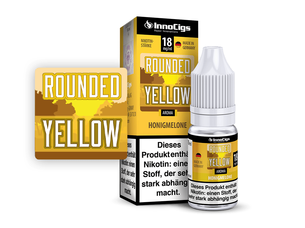 InnoCigs - Rounded Yellow Honigmelonen Aroma 3 mg/ml