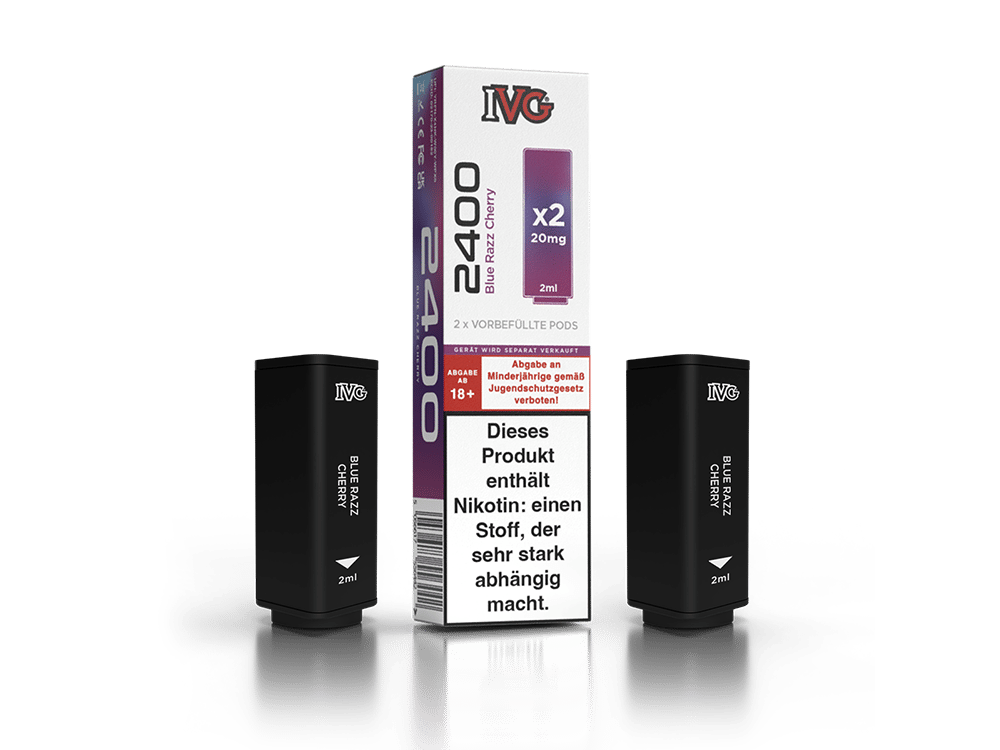 IVG - 2400 Pod Blue Razz Cherry 20 mg/ml (2 Stück pro Packung)