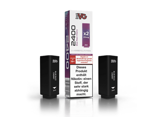 IVG - 2400 Pod Blue Razz Cherry 20 mg/ml (2 Stück pro Packung)