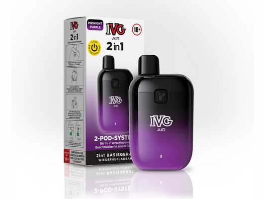 IVG - AIR 2in1 Akku 780 mAh (Basisgerät) midnight lila