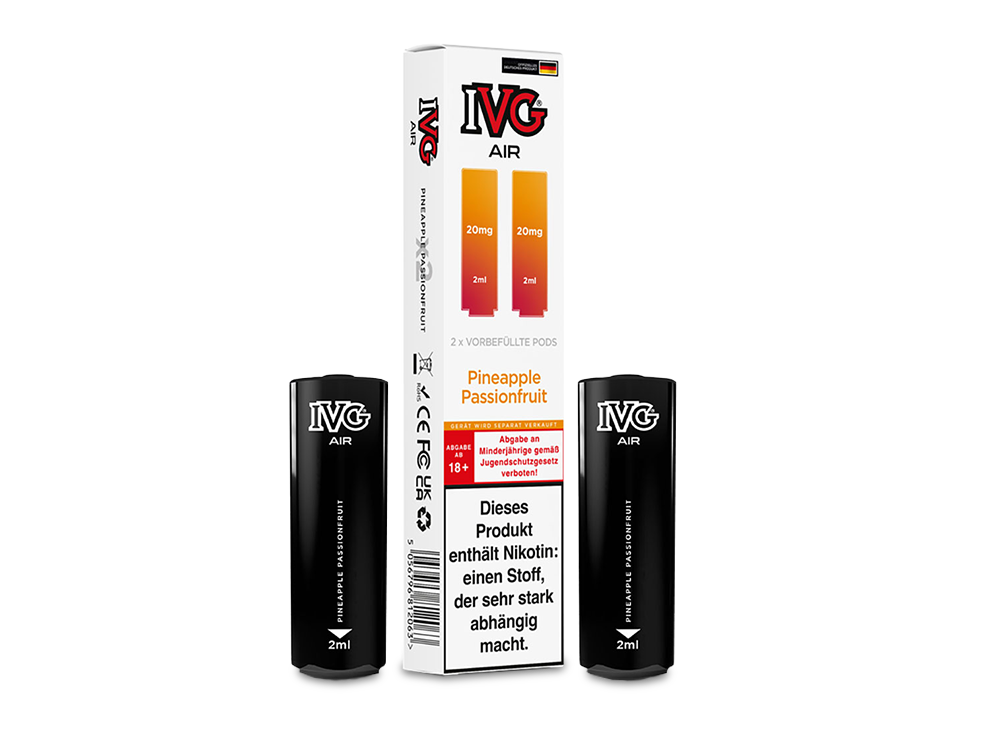 IVG - AIR Pod Pineapple Passionfruit 20 mg/ml (2 Stück pro Packung)