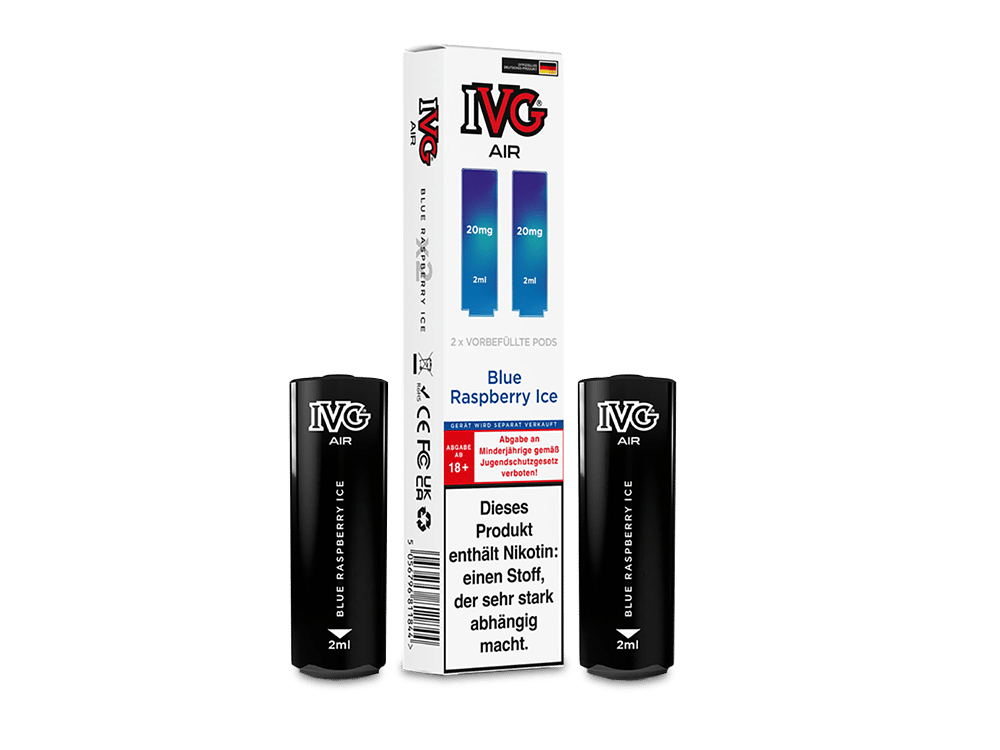IVG - AIR Pod Blue Raspberry Ice 20 mg/ml (2 Stück pro Packung)