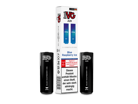 IVG - AIR Pod Blue Raspberry Ice 20 mg/ml (2 Stück pro Packung)
