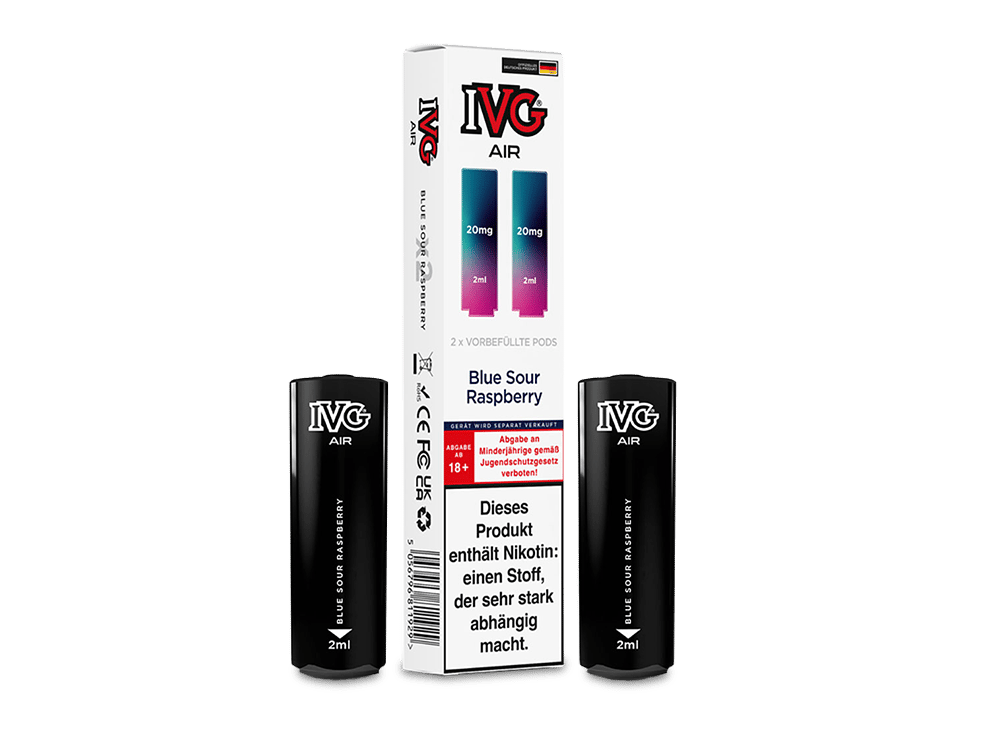 IVG - AIR Pod Blue Sour Raspberry 20 mg/ml (2 Stück pro Packung)