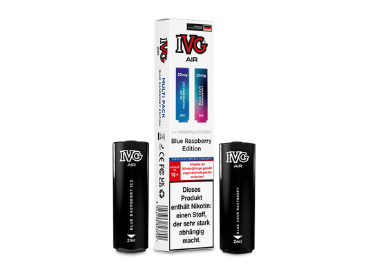 IVG - AIR Pod Blue Raspberry Edition 20 mg/ml (2 Stück pro Packung)