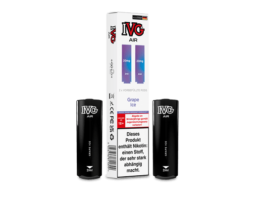IVG - AIR Pod Grape Ice 20 mg/ml (2 Stück pro Packung)